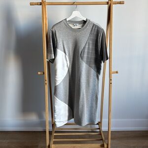 Multi-textile Sweatshirt Dress